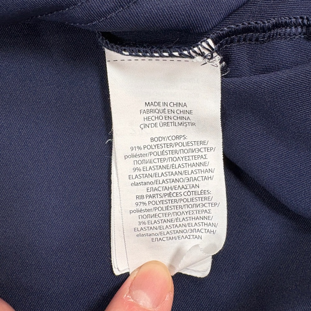Polo Ralph Lauren Performance Polo Mens XL Navy Blue Short Sleeve Stretch Logo - Picture 5 of 9